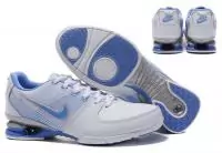 nike shox promos rival bleu blanc shox femmes